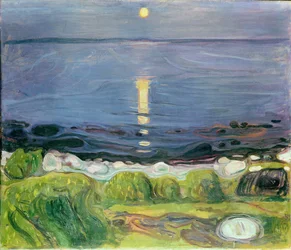 Letnia noc nad brzegiem